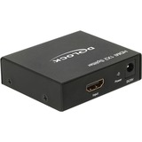 DeLOCK 87701 video-splitter HDMI 2x HDMI, HDMI splitter Sort, HDMI, 2x HDMI, Sort, Metal, 340 Mhz, 1 m