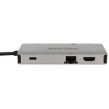 DeLOCK 87735 dockingstation Ledningsført USB 3.2 Gen 1 (3.1 Gen 1) Type-C Grå, Docking station Sølv, Ledningsført, USB 3.2 Gen 1 (3.1 Gen 1) Type-C, Grå, SD, SDHC, SDXC, 3840 x 2160 pixel, 110 mm