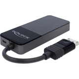 DeLOCK 87737 video-splitter DisplayPort 3x DisplayPort, DisplayPort splittere Sort, DisplayPort, 3x DisplayPort, 7680 x 4320 pixel, Sort, 30 Hz, 0,125 m