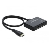 DeLOCK 87747 video-splitter HDMI 2x HDMI, HDMI splitter Sort, HDMI, 2x HDMI, 3840 x 2160 pixel, Sort, Plast, 4K Ultra HD