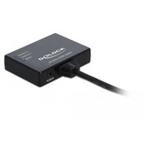 DeLOCK 87747 video-splitter HDMI 2x HDMI, HDMI splitter Sort, HDMI, 2x HDMI, 3840 x 2160 pixel, Sort, Plast, 4K Ultra HD