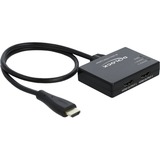 DeLOCK 87747 video-splitter HDMI 2x HDMI, HDMI splitter Sort, HDMI, 2x HDMI, 3840 x 2160 pixel, Sort, Plast, 4K Ultra HD