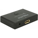 DeLOCK DisplayPort Video-Switches, DisplayPort switch Sort, DisplayPort, Sort, Plast, 3840 x 2160 pixel, 5 V, 820 mm