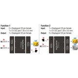 DeLOCK DisplayPort Video-Switches, DisplayPort switch Sort, DisplayPort, Sort, Plast, 3840 x 2160 pixel, 5 V, 820 mm
