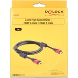 DeLOCK HDMI 1.3b Cable 1.8m male / male HDMI-kabel 1,8 m HDMI Type A (Standard) Sort, 1,8 m, HDMI Type A (Standard), HDMI Type A (Standard), 10,2 Gbit/sek.