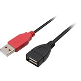 DeLOCK USB data / power cable USB-kabel, Y-kabel Sort/Rød