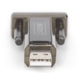 Digitus DA-70167 kabel kønsskifter D-Sub USB Sort, Adapter Sort, D-Sub, USB, Sort