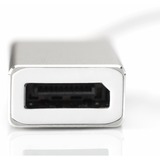 Digitus DA-70844 USB grafisk adapter 3840 x 2160 pixel Hvid Hvid/Sølv, 3840 x 2160 pixel