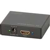 Digitus DS-46304 video-splitter HDMI 2x HDMI, HDMI splitter Sort, HDMI, 2x HDMI, 4096 x 2160 pixel, Sort, 36 Bit, 5 V