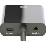 Digitus HDMI/VGA/3.5mm VGA (D-Sub) Sort, Adapter Sort, VGA (D-Sub), 1920 x 1080 pixel, 1080p, 165 Mhz, Sort, Kina