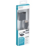 Digitus HDMI/VGA/3.5mm VGA (D-Sub) Sort, Adapter Sort, VGA (D-Sub), 1920 x 1080 pixel, 1080p, 165 Mhz, Sort, Kina