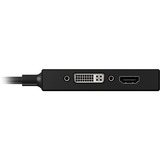 ICY BOX IB-AC1031 DisplayPort DVI-D + VGA (D-Sub) + HDMI Sort, Adapter Sort, DisplayPort, DVI-D + VGA (D-Sub) + HDMI, Hanstik, Hunstik, Lige, 3840 x 2160 pixel