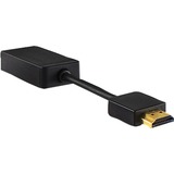 ICY BOX IB-AC502 VGA (D-Sub) HDMI Type A (Standard) Sort, Adapter Sort, VGA (D-Sub), HDMI Type A (Standard), Hanstik, Hunstik, Sort