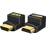 ICY BOX IB-CB009-1 HDMI A Sort, Adapter Sort, HDMI A, HDMI A, Sort