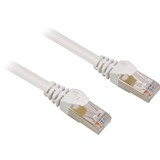 Sharkoon 4044951015078 netværkskabel Grå 3 m Cat6 S/FTP (S-STP) Hvid, 3 m, Cat6, S/FTP (S-STP), RJ-45, RJ-45
