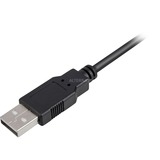 Sharkoon 4044951015245 USB-kabel 0,5 m USB 2.0 USB A USB B Sort Sort, 0,5 m, USB A, USB B, USB 2.0, Hanstik/Hanstik, Sort