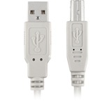 Sharkoon 4044951015290 USB-kabel 0,5 m USB 2.0 USB A USB B Grå grå, 0,5 m, USB A, USB B, USB 2.0, Hanstik/Hanstik, Grå