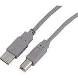 Sharkoon 4044951015306 USB-kabel 1 m USB 2.0 USB A USB B Grå grå, 1 m, USB A, USB B, USB 2.0, Hanstik/Hanstik, Grå