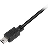 Sharkoon 4044951015559 USB-kabel 0,5 m USB 2.0 USB A Mini-USB B Sort Sort, 0,5 m, USB A, Mini-USB B, USB 2.0, Hanstik/Hanstik, Sort