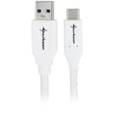 Sharkoon 4044951021161, Kabel Hvid