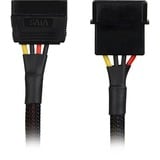 Sharkoon 4Pin 5,25" > 15Pin SATA , Adapter Sort