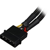 Sharkoon 4Pin 5,25"  > 2x 15Pin SATA, Adapter Sort