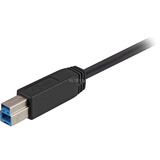 Sharkoon 5m, USB3.0-A/USB3.0-B USB-kabel USB 3.2 Gen 1 (3.1 Gen 1) USB A USB B Sort Sort, USB3.0-A/USB3.0-B, 5 m, USB A, USB B, USB 3.2 Gen 1 (3.1 Gen 1), Hanstik/Hanstik, Sort