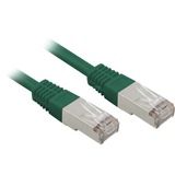 Sharkoon CAT.5e Network Cable RJ45 green 3 m 3m Grøn netværkskabel Grøn, 3 m, RJ-45, RJ-45, Grøn, Detail