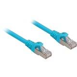 Sharkoon Cat.6a SFTP netværkskabel Blå 0,5 m Cat6a S/FTP (S-STP) Blå, 0,5 m, Cat6a, S/FTP (S-STP), RJ-45, RJ-45