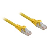 Sharkoon Cat.6a SFTP netværkskabel Gul 0,5 m Cat6a S/FTP (S-STP) Gul, 0,5 m, Cat6a, S/FTP (S-STP), RJ-45, RJ-45