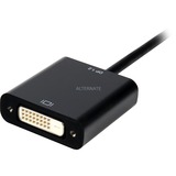 Sharkoon DisplayPort 1.2 > DVI24+1 Konverter, Kabel Sort