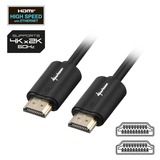 Sharkoon HDMI/HDMI 4K, 10m HDMI-kabel HDMI Type A (Standard) Sort Sort, 10m, 10 m, HDMI Type A (Standard), HDMI Type A (Standard), 3D, Audio Return Channel (ARC), Sort
