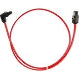 Sharkoon SATA 2 Cable with latch, 50 cm, angled SATA-kabel 0,5 m Rød Rød, 50 cm, angled, 0,5 m, SATA II, Rød, Bulk