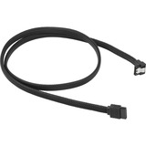 Sharkoon SATA 3 SATA-kabel 1 m SATA 7-pin Sort Sort, 1 m, SATA III, SATA 7-pin, SATA 7-pin, Hanstik/Hanstik, Sort