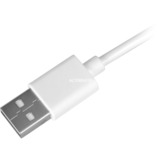 Sharkoon USB 2.0 kabel, USB-A stik > USB-C stik Hvid