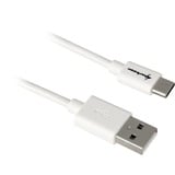 Sharkoon USB 2.0 kabel, USB-A stik > USB-C stik Hvid