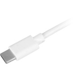 Sharkoon USB 2.0 kabel, USB-A stik > USB-C stik Hvid
