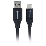 Sharkoon USB 3.2 Gen 2 kabel, USB-A stik > USB-C stik Sort
