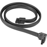 SilverStone CP08 SATA-kabel 0,5 m Sort Sort, 0,5 m, SATA I, Hanstik/Hanstik, Sort, Detail