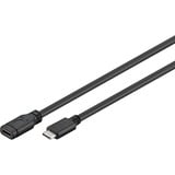 goobay 45393 USB-kabel 1 m USB 3.2 Gen 1 (3.1 Gen 1) USB C Sort, Forlængerledning Sort, 1 m, USB C, USB C, USB 3.2 Gen 1 (3.1 Gen 1), 5000 Mbit/s, Sort