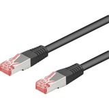 goobay 68700 netværkskabel Sort 5 m Cat6 S/FTP (S-STP) Sort, 5 m, Cat6, S/FTP (S-STP), RJ-45, RJ-45