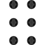 goobay 70362 kabelorganisator Bord/Væg Kabelholder Sort 6 stk, Kabelføring Sort, Kabelholder, Bord/Væg, Sort
