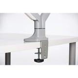 Kensington SmartFit One-Touch-arm til to skærme, som kan justeres i højden, Skærmbeslag grå, som kan justeres i højden, Gennemgående bolt, 9 kg, 33 cm (13"), 81,3 cm (32"), 100 x 100 mm, Sølv