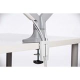 Kensington SmartFit One-Touch-arm til to skærme, som kan justeres i højden, Skærmbeslag grå, som kan justeres i højden, Gennemgående bolt, 9 kg, 33 cm (13"), 81,3 cm (32"), 100 x 100 mm, Sølv