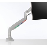 Kensington SmartFit® One-Touch dobbelt skærmarm, Skærmbeslag grå, Gennemgående bolt, 9 kg, 33 cm (13"), 81,3 cm (32"), 100 x 100 mm, Sølv