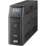 APC BACK UPS PRO BR 1200VA Interaktivt indgangsstik 1,2 kVA 720 W 8 AC stikkontakt(er) Sort, Interaktivt indgangsstik, 1,2 kVA, 720 W, Sine, C13 forbinder, 8 AC stikkontakt(er)