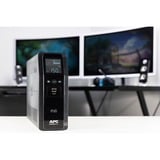 APC BACK UPS PRO BR 1200VA Interaktivt indgangsstik 1,2 kVA 720 W 8 AC stikkontakt(er) Sort, Interaktivt indgangsstik, 1,2 kVA, 720 W, Sine, C13 forbinder, 8 AC stikkontakt(er)