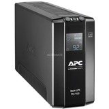 APC BR900MI UPS-enhed Interaktivt indgangsstik 0,9 kVA 540 W 6 AC stikkontakt(er) Sort, Interaktivt indgangsstik, 0,9 kVA, 540 W, Sine, 176 V, 294 V