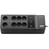 APC Back-UPS 650VA 230V 1 USB charging port - (Offline-) USV UPS-enhed Standby (offline) 0,65 kVA 400 W 8 AC stikkontakt(er) Sort, Standby (offline), 0,65 kVA, 400 W, Sine, 180 V, 226 V