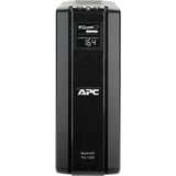 APC Back-UPS Pro UPS-enhed Interaktivt indgangsstik 1,5 kVA 865 W 6 AC stikkontakt(er) Sort, Interaktivt indgangsstik, 1,5 kVA, 865 W, Sine, 156 V, 300 V, Detail